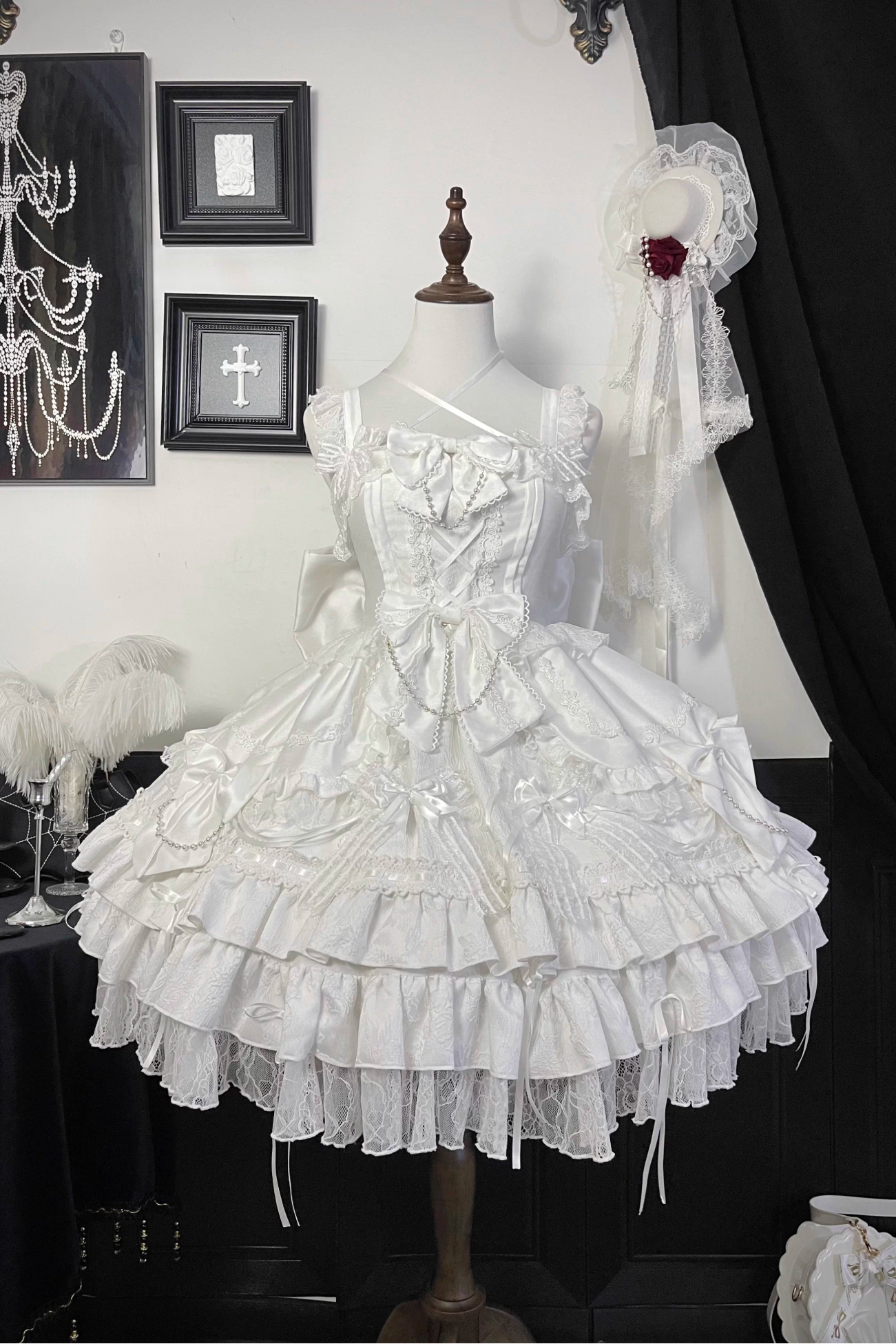 [pre-order] Magical Girl Tiered Dress + Full Set + Headdress