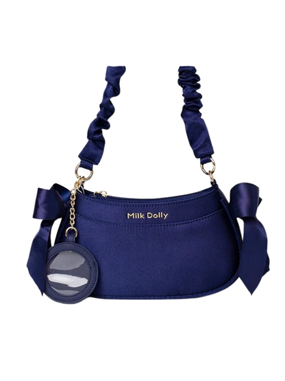 Floating Cat Satin One Shoulder Bag