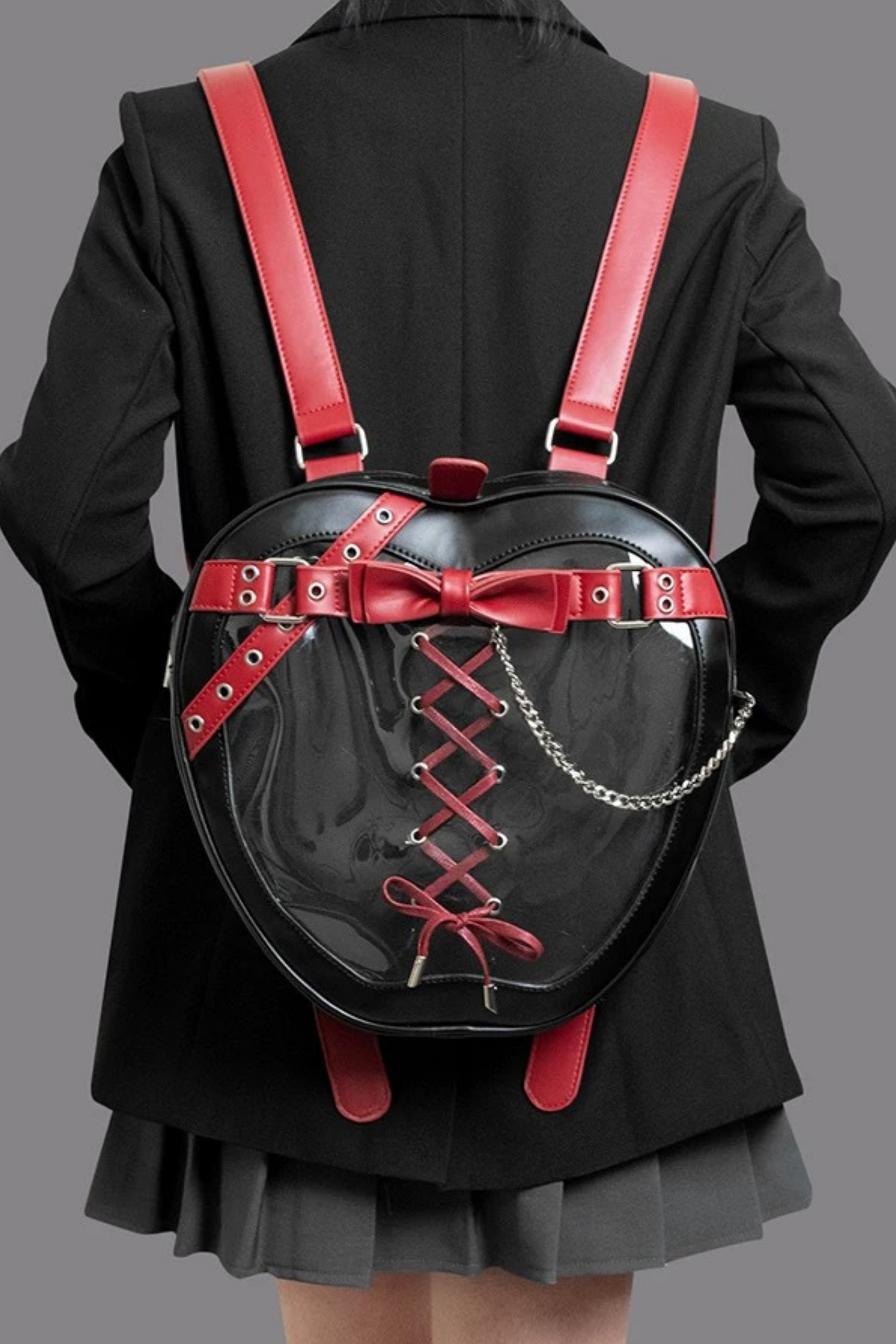 Dark Style Belt Chain Apple Bag