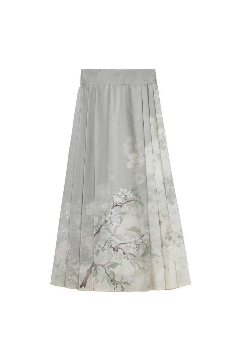 Forest China Coat + Skirt + Top