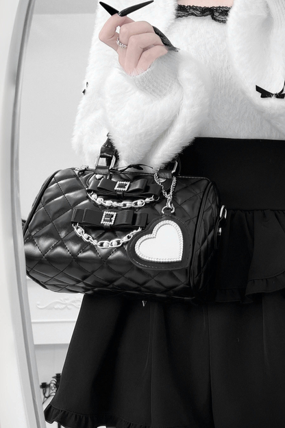 Quilted Ribbon Mini Bag