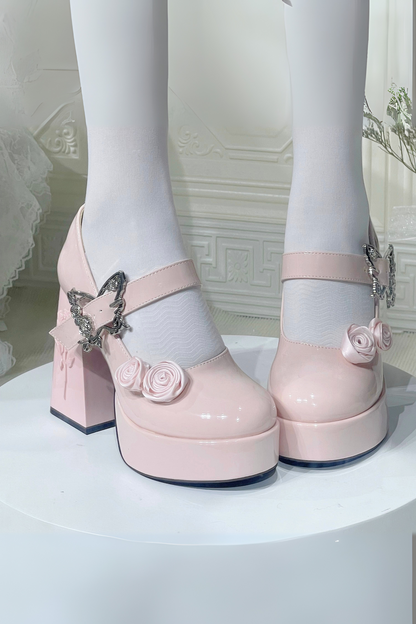 Floating Dreamland Platform Block Heel