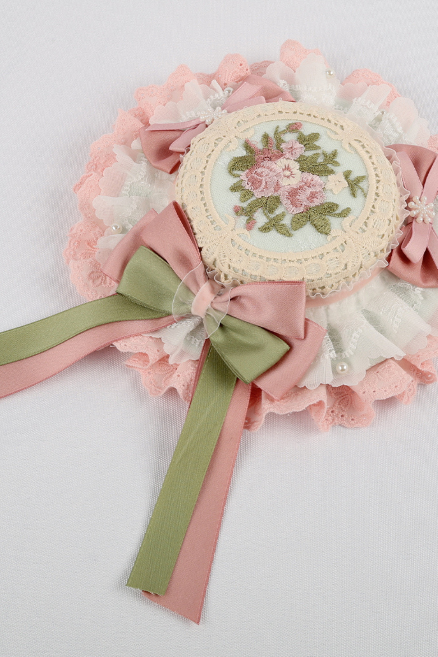 Country Bouquet Lolita Hood + Flat Hat + Clip Hat + Hair Band