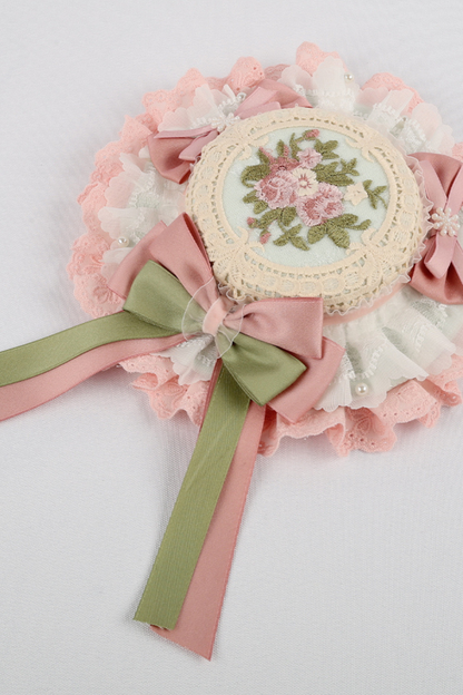 Country Bouquet Lolita Hood + Flat Hat + Clip Hat + Hair Band
