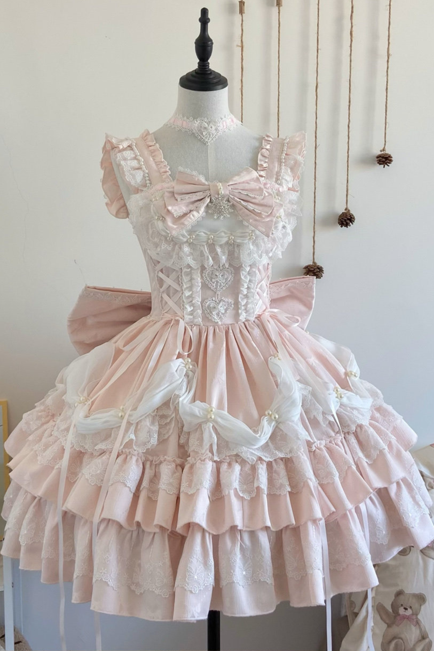 Sweet Ruffle Tiered Lolita Dress