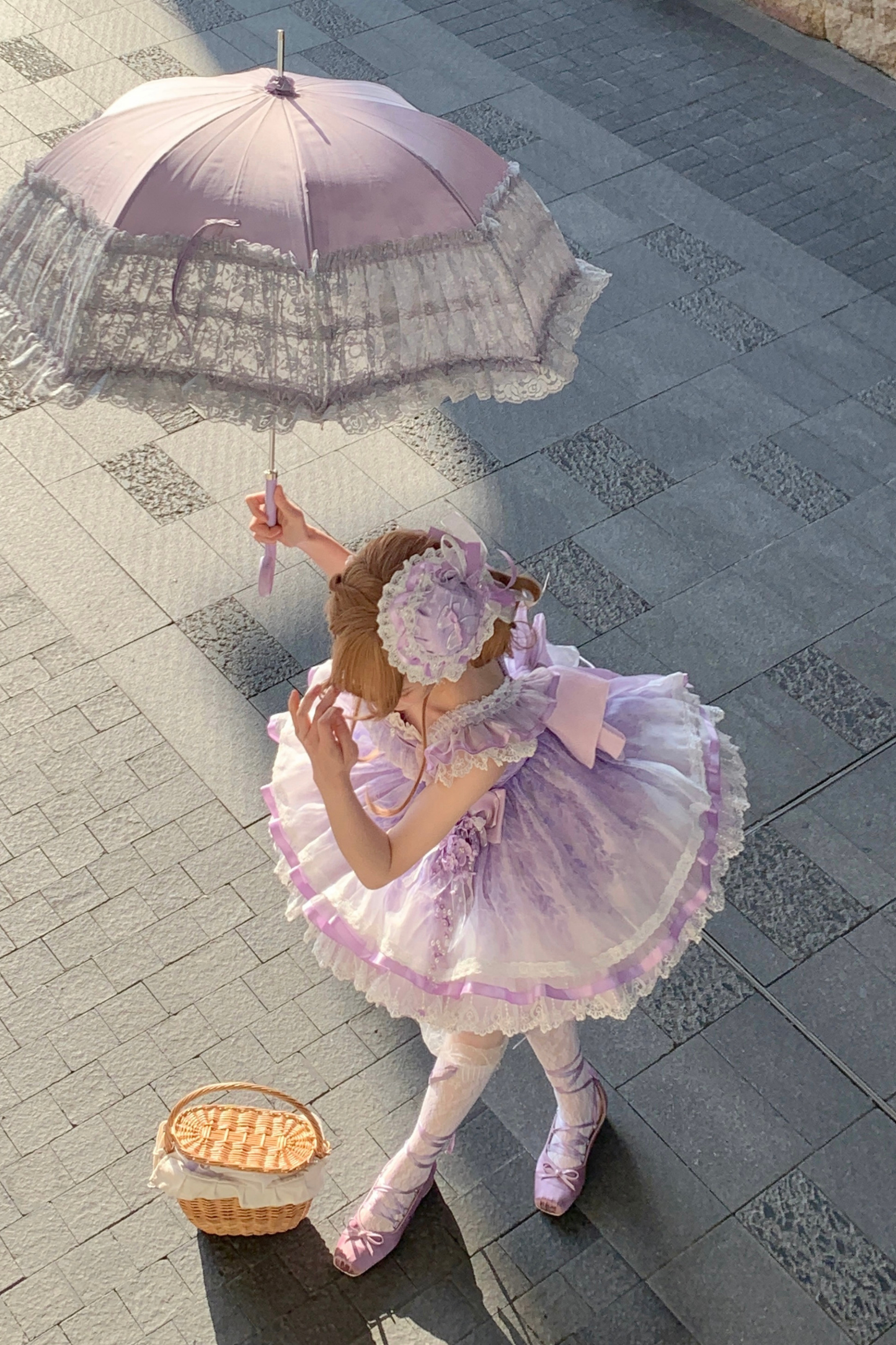 [pre-order] Ballet Style Dress + Hat + Headband + Ribbon Tail