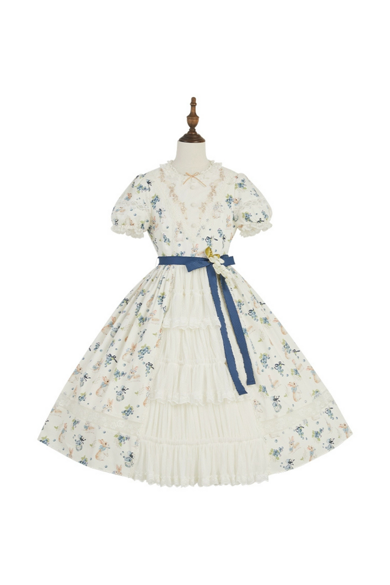 Benny's Blueberry Garden Lolita Jumper Skirt + Dress + Inner Shirt