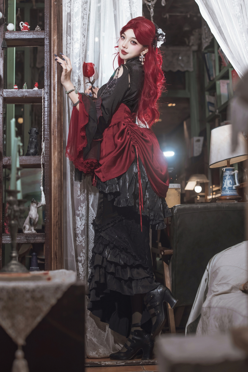 Dark Flower Gothic Lolita Set