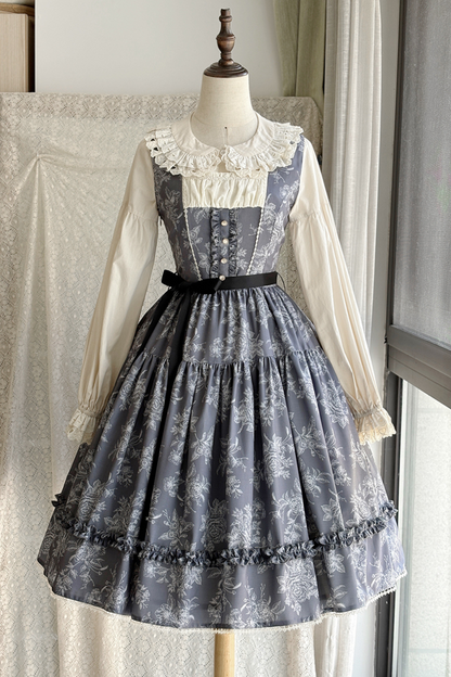 Sketch Wild Rose Lolita Jumper Skirt