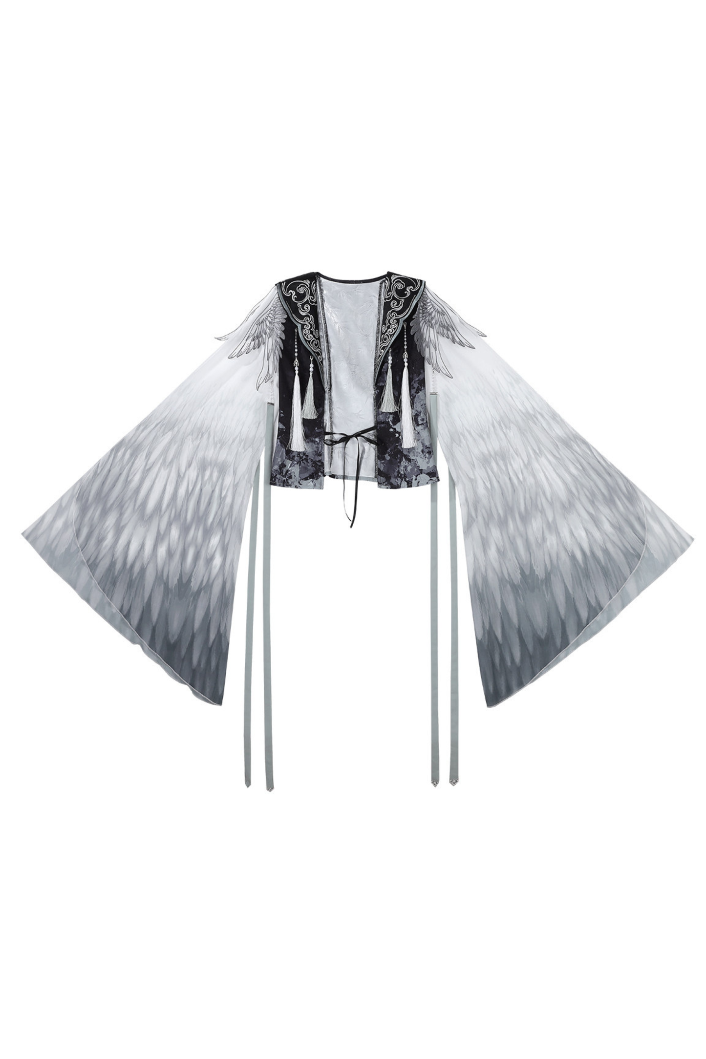 Chinese Big Sleeve Cape + Shirt + Long Skirt + Waist Belt + Chinese Top + Skirt + Camisole Dress + Leg Warmers