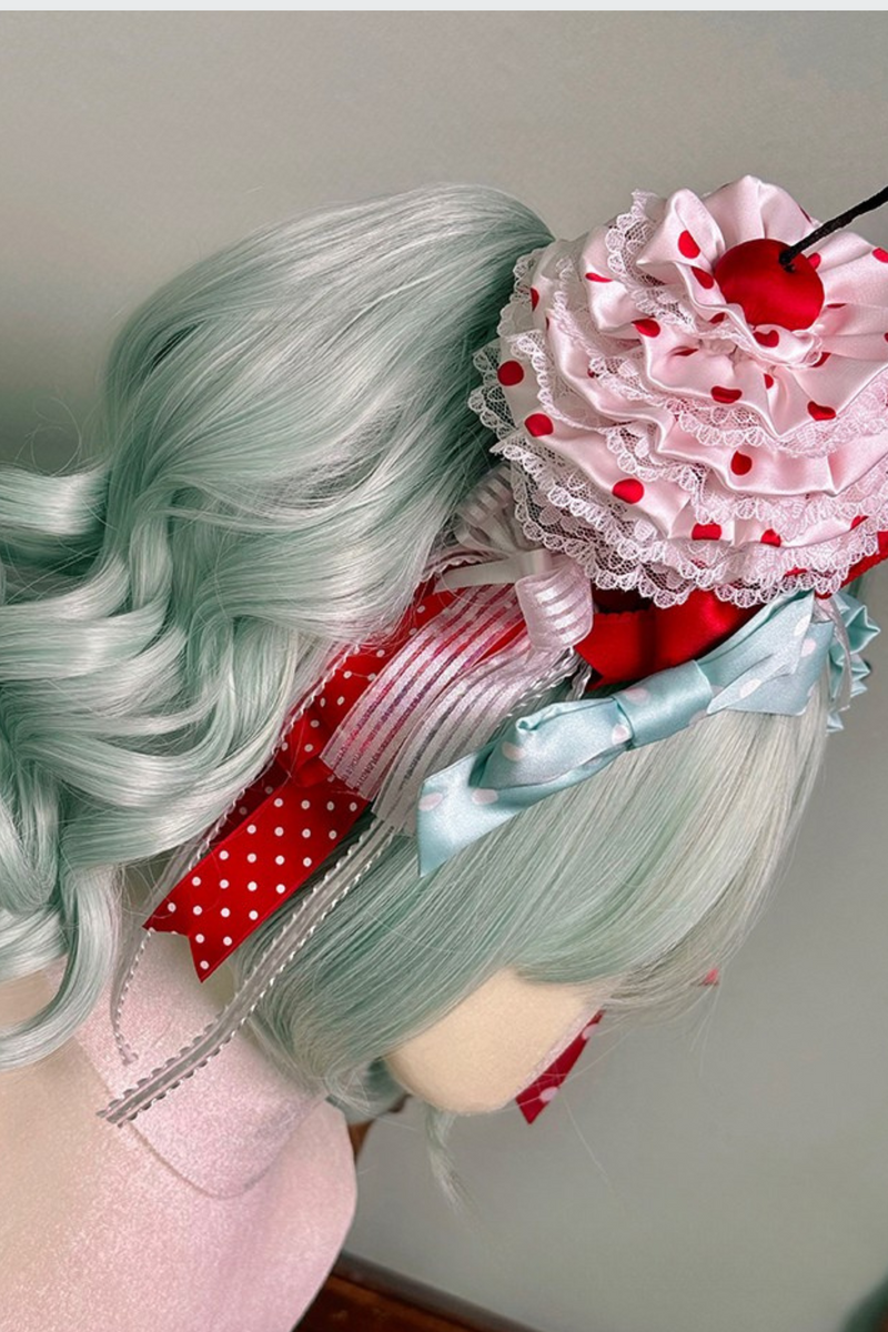 [pre-order Deadline: September 27] Twin Tiered Lolita Series Hair Accessories + Ribbon