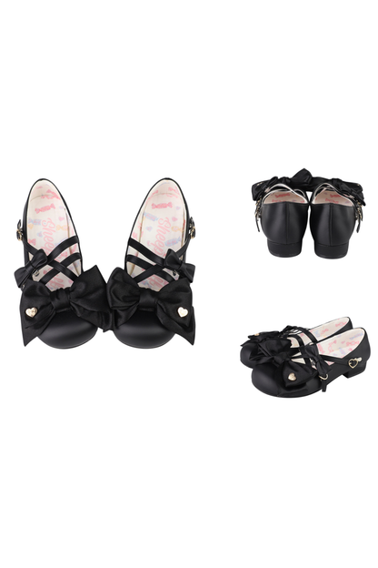 Satin Candy Ribbon Lolita Shoes