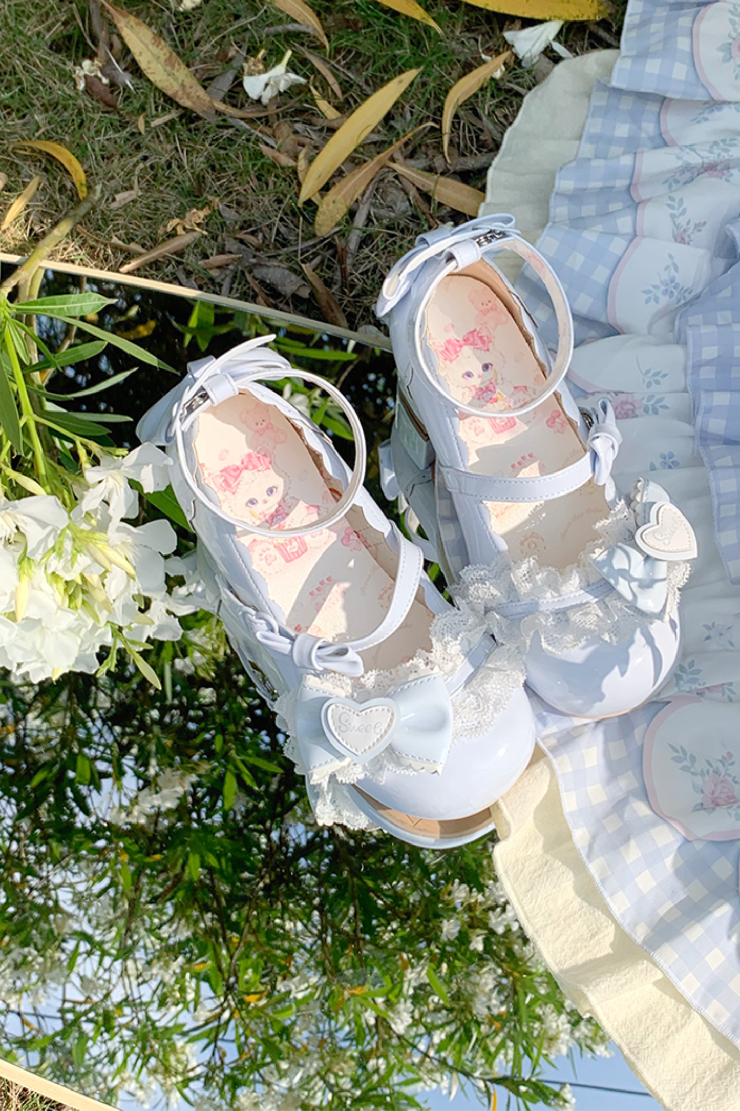 Lace Ribbon Lolita Shoes