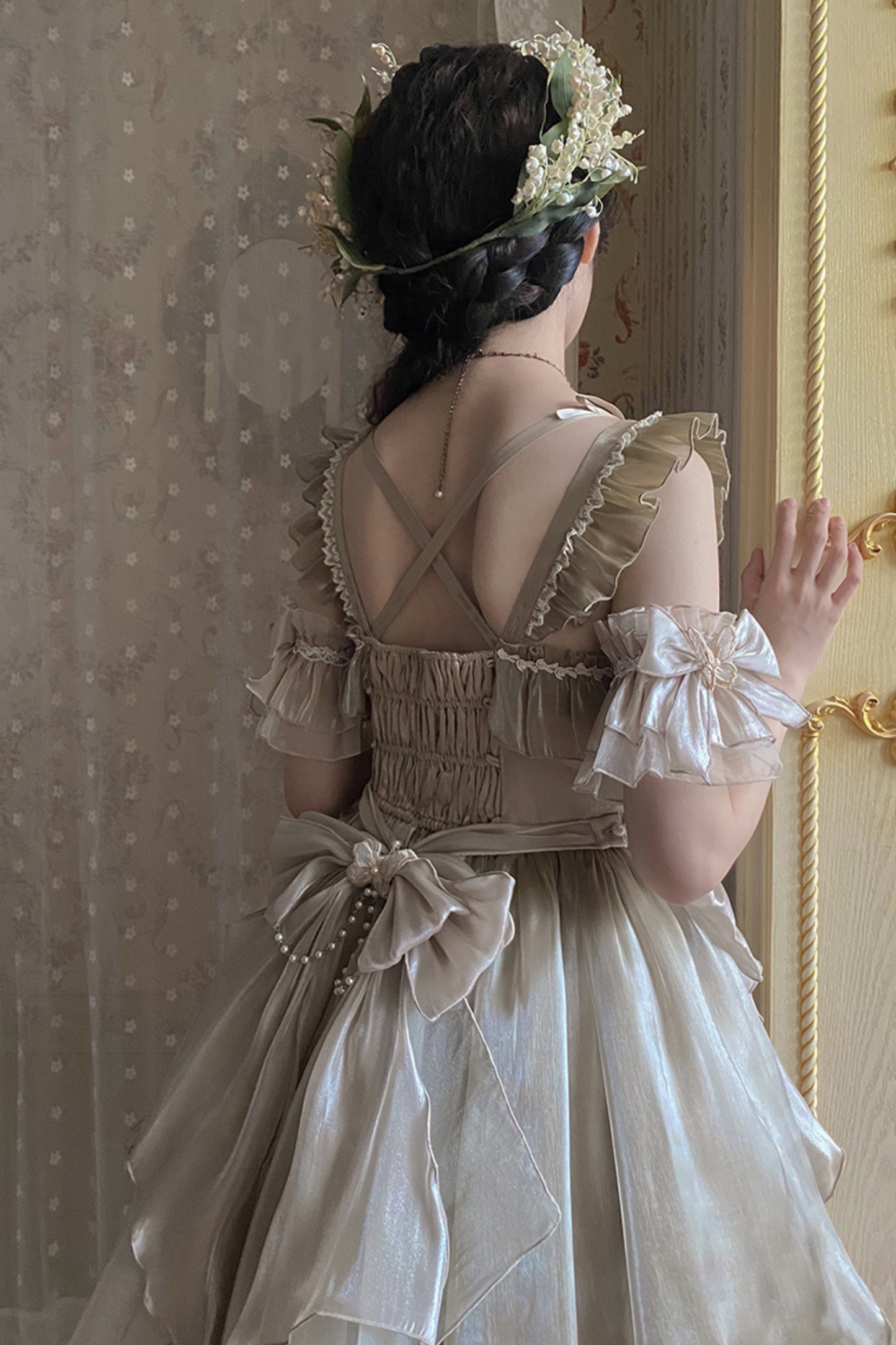 Flying Sleeves Big Lolita Dress
