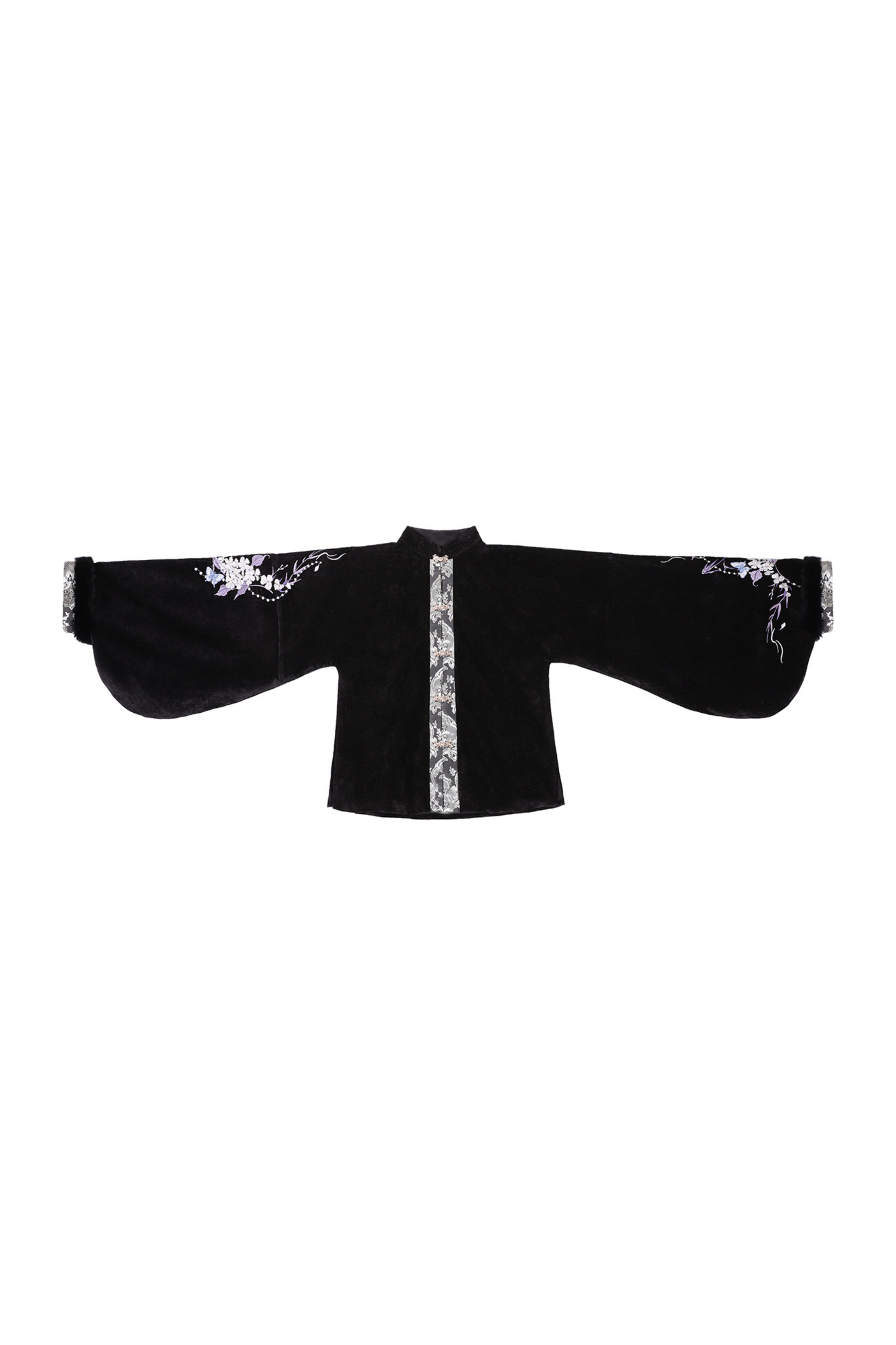 Dark Knight Chinese-style Top + Vest + Skirt