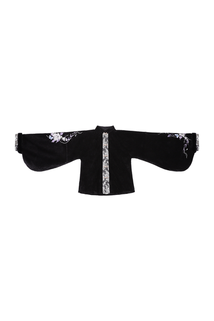 Dark Knight Chinese-style Top + Vest + Skirt