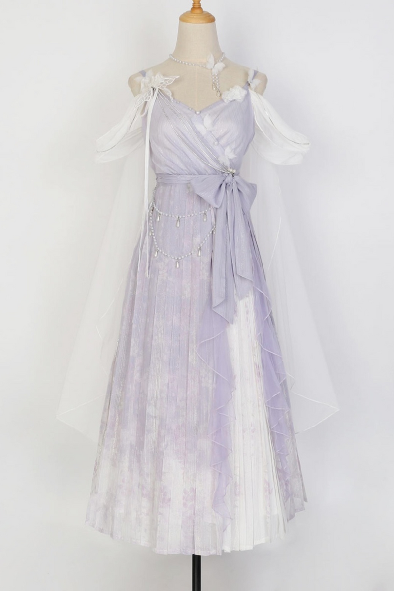 [pre-order] Sweet Girly Dress + Shawl + Necklace
