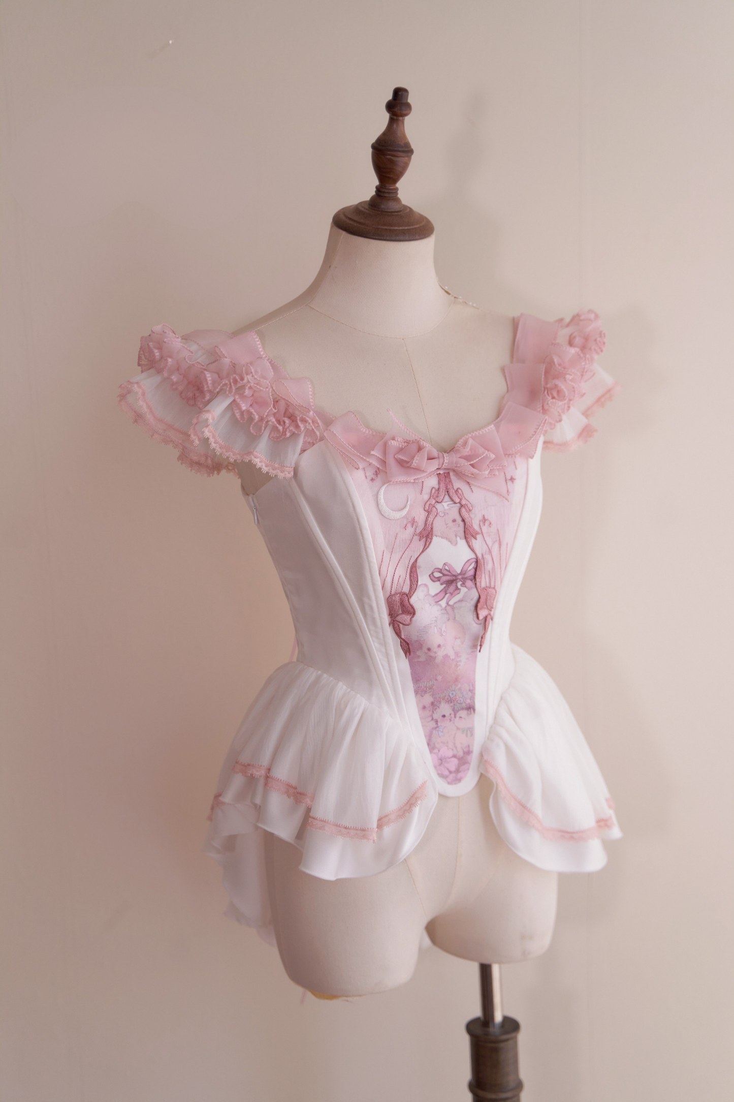 Dreamcore Ballet Lolita Top + Skirt