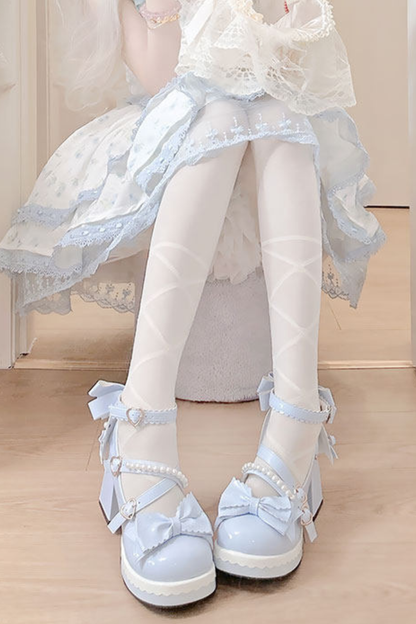 Sweet Ribbon Lolita Heels