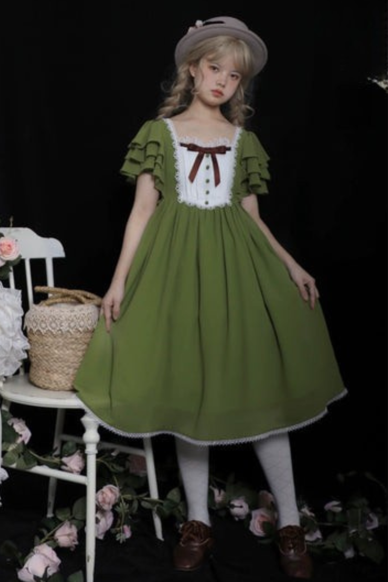 Retro Memory Flare Lolita Dress