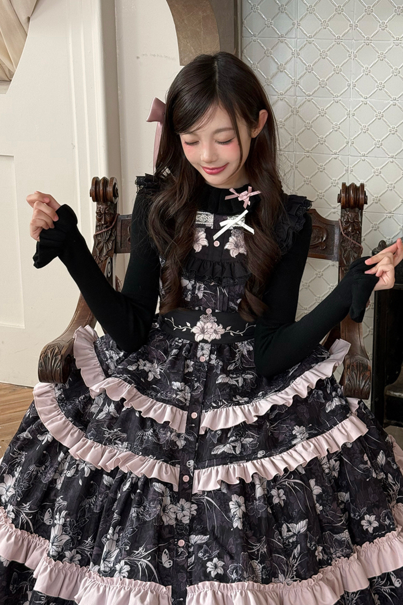 Lolita Vest Dress + Top + Belt