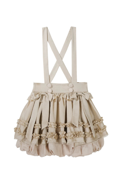 Antique Lolita Top + Suspender Skirt