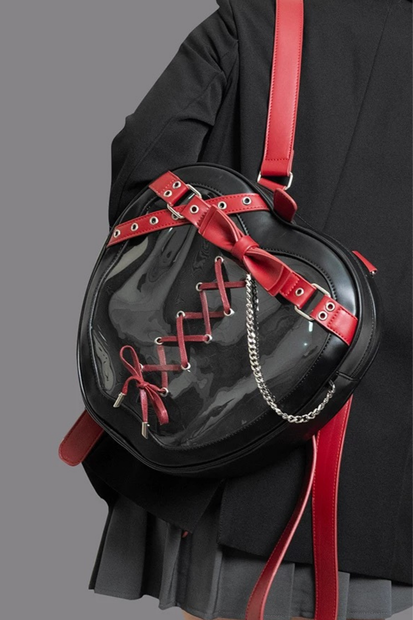 Dark Style Belt Chain Apple Bag