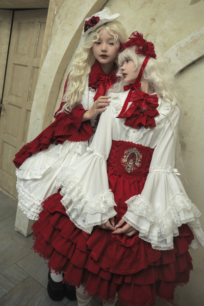 Moon River Gothic Skirt + Cape + Top + Bow