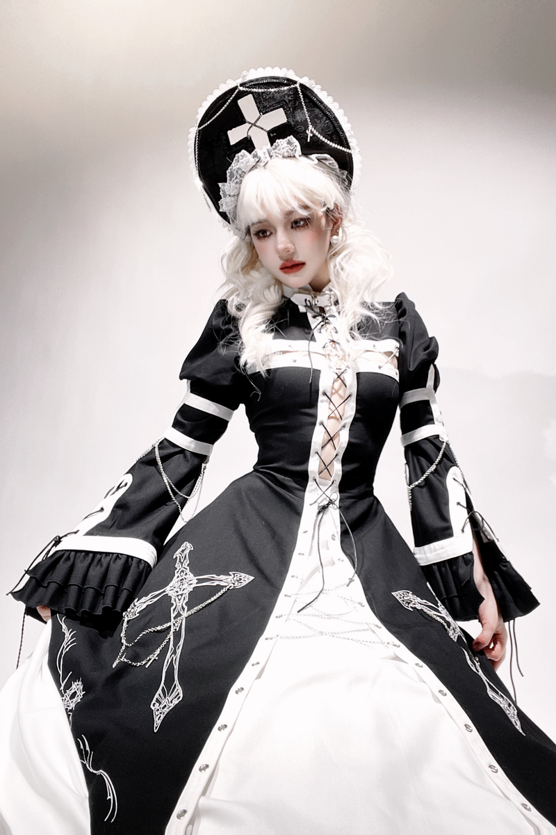 Gothic Lolita Dress + Nurse Hat