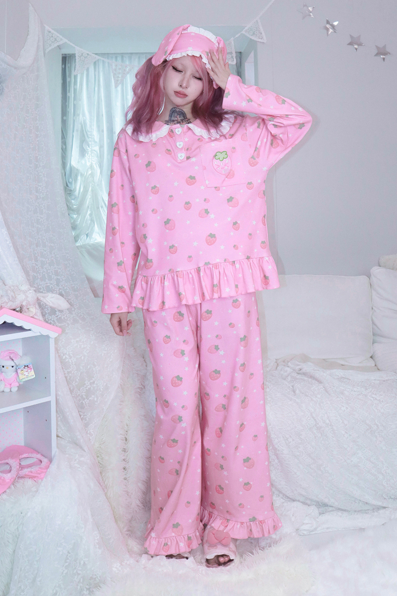 Strawberry Star Pajamas