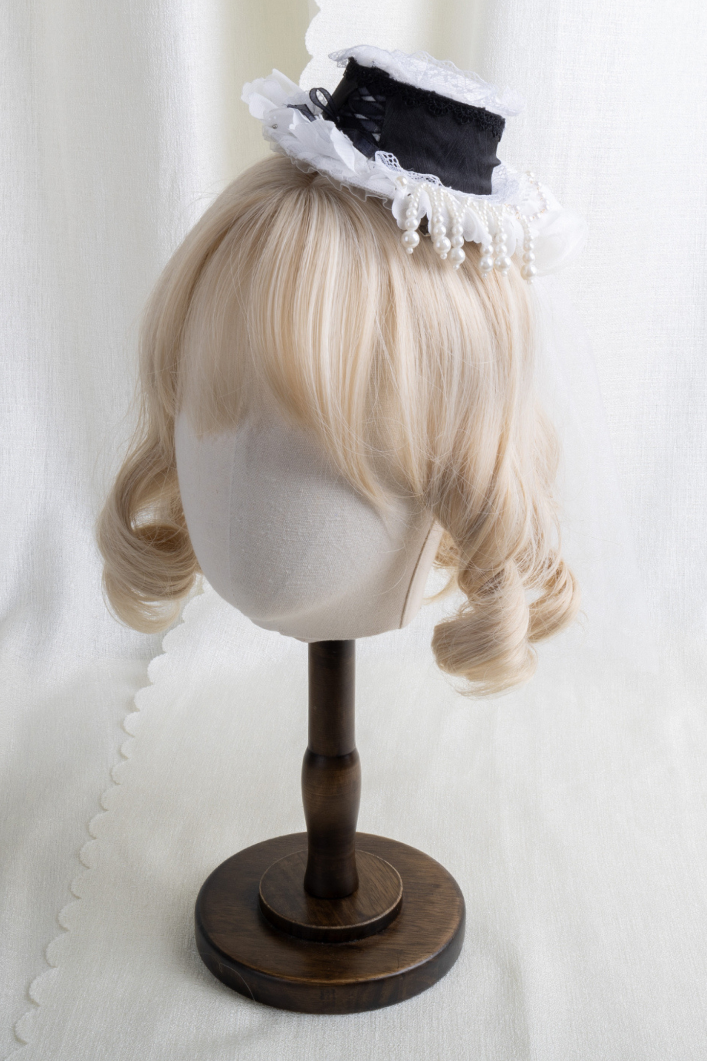 Lace Hat Lolita Clip