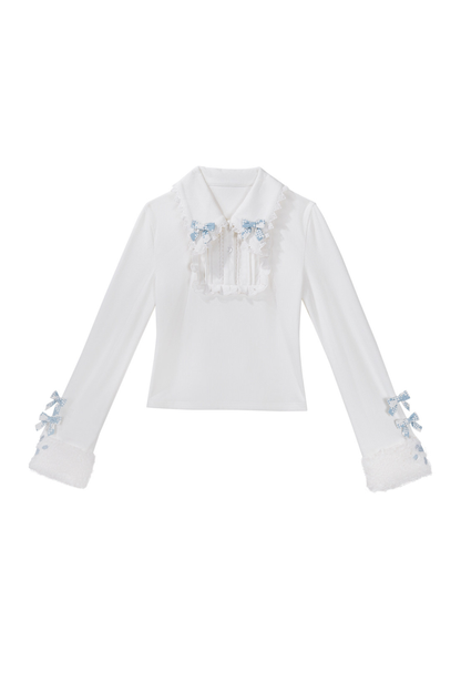 Snow Island Lolita Dress + Top + Shawl