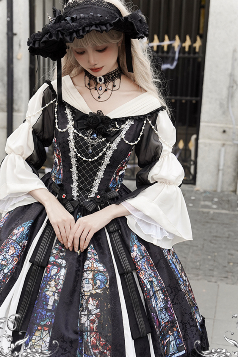 Classical Dark Gothic Lolita Dress