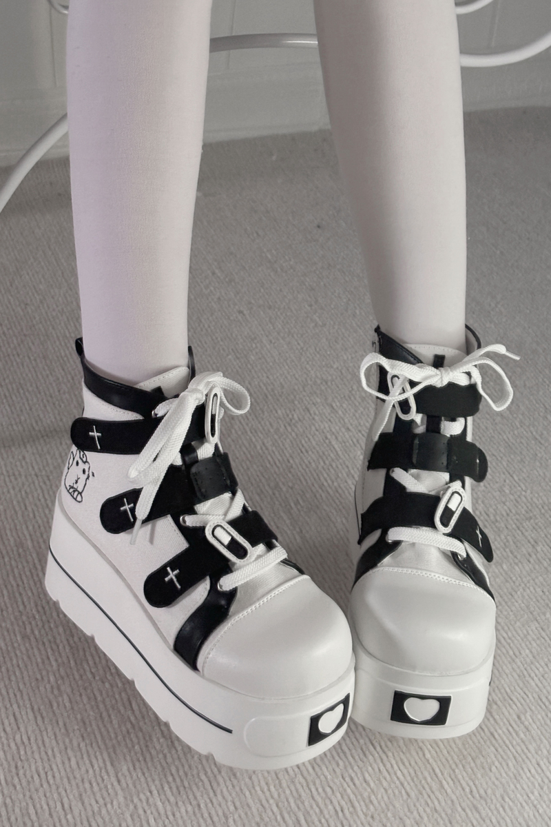 [pre-order] Subculture Round Toe Canvas Shoes
