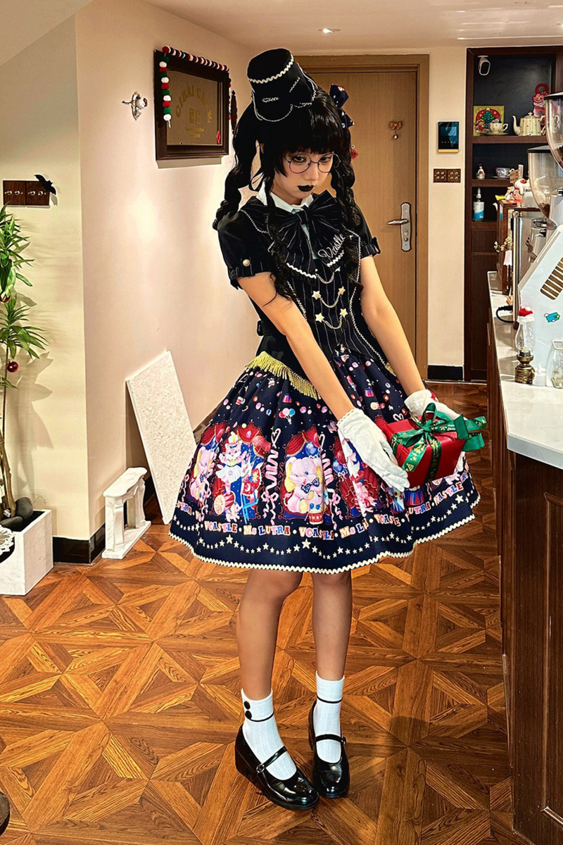 Circus Suspender Lolita Dress + Skirt