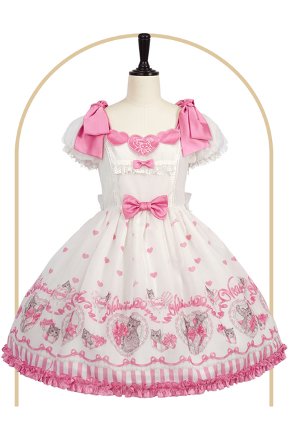 Sweet Girly Cat Jsk + Dress