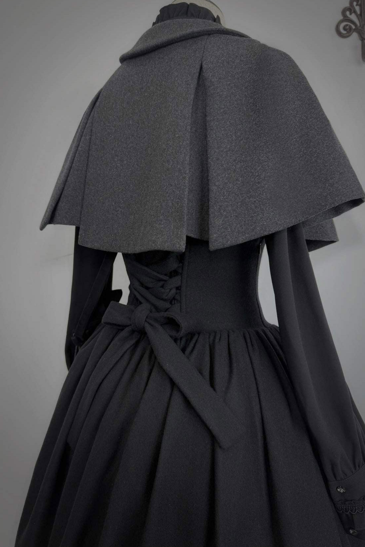 British Detective Lolita Coat + Cape + Skirt + Shirt + Bag + Brooch + Hat + Beret + Necklace