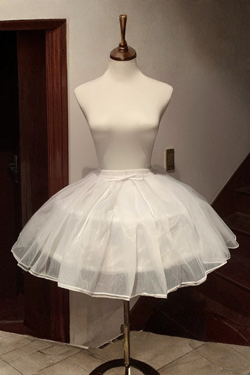 Butterfly Princess Lolita Dress + Petticoat + Clip + Ruffle Sleeve Shirt