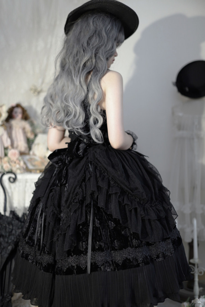 Gothic Doll Lolita Dress + Short Jacket