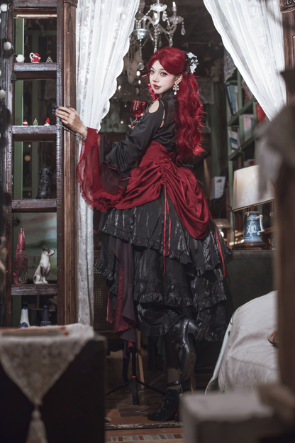Dark Flower Gothic Lolita Set