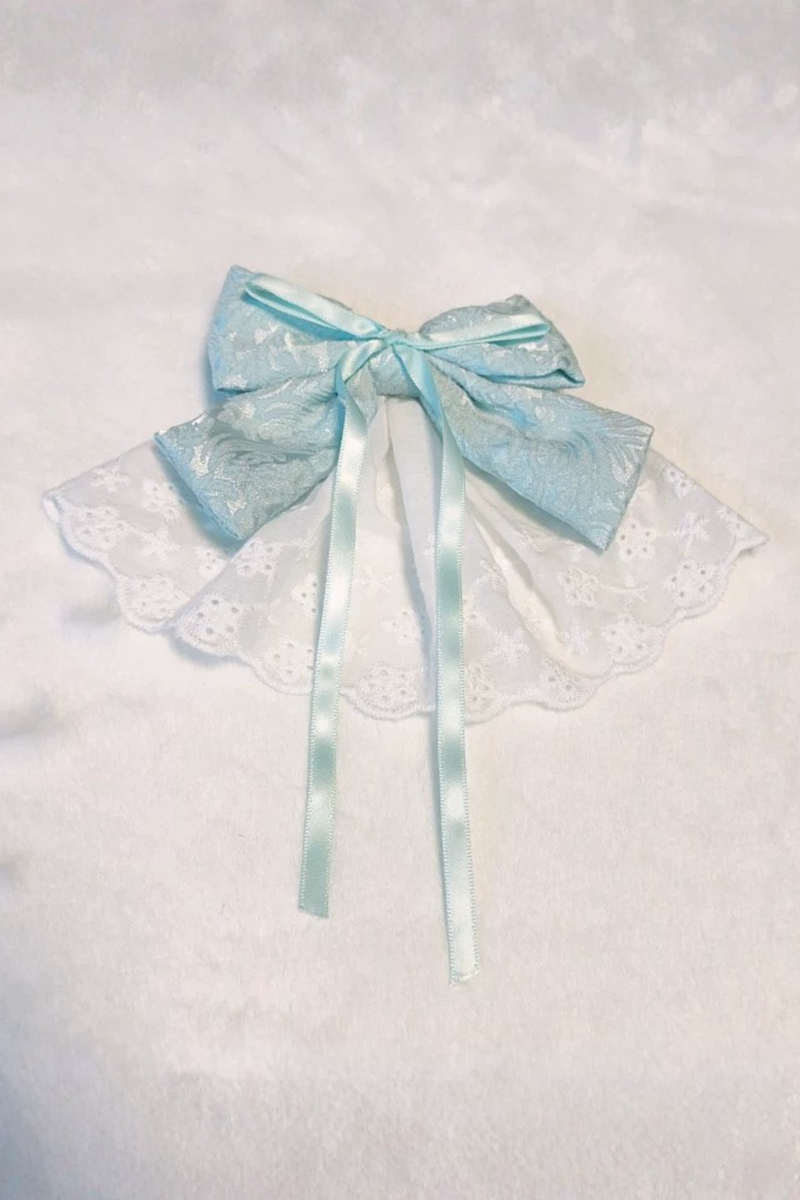 Butterfly Princess Lolita Dress + Petticoat + Clip + Ruffle Sleeve Shirt