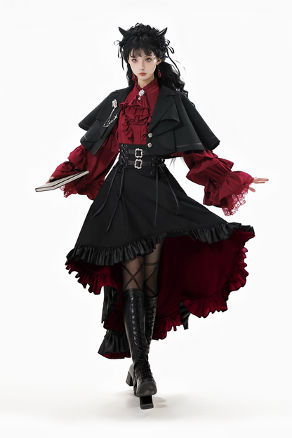 [pre-order Deadline: March 16] Classical Lolita Shirt + Asymmetrical Skirt + Fishtail Skirt + Shorts