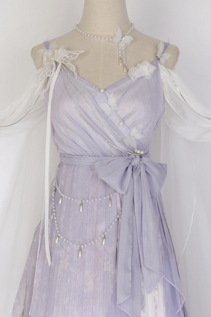 [pre-order] Sweet Girly Dress + Shawl + Necklace
