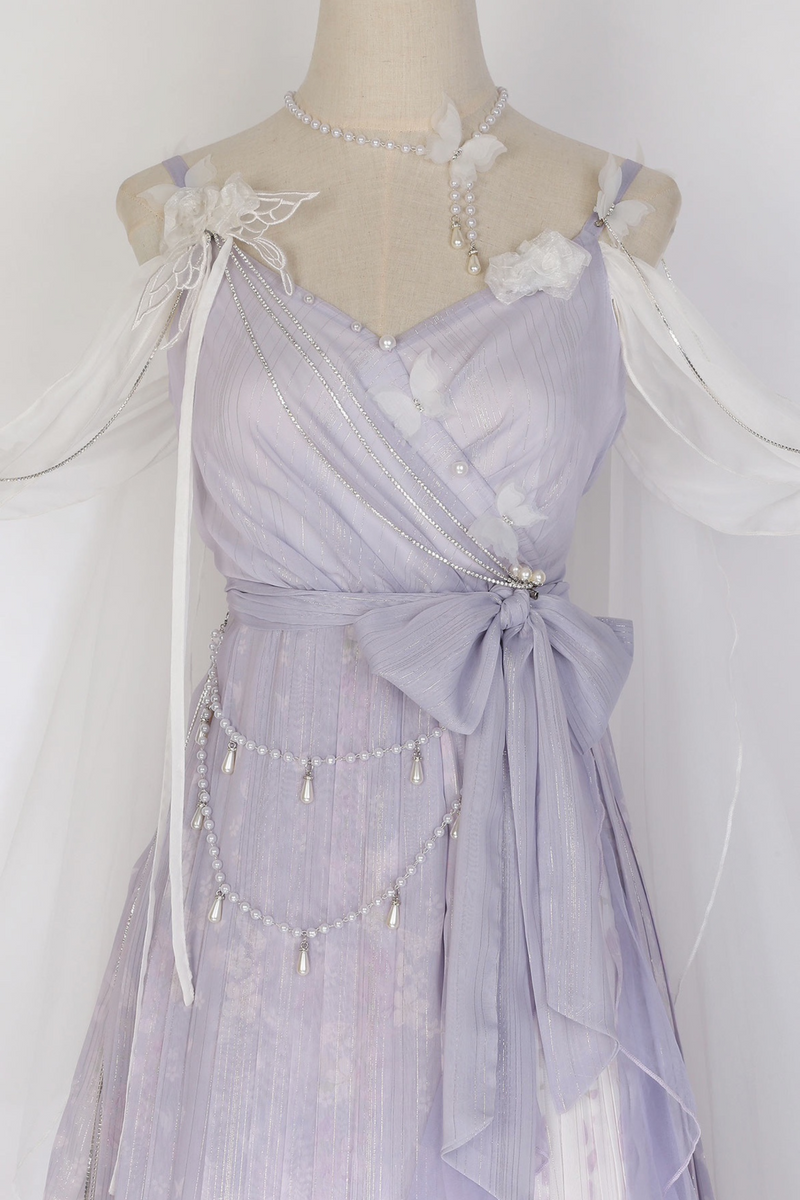 [pre-order] Sweet Girly Dress + Shawl + Necklace