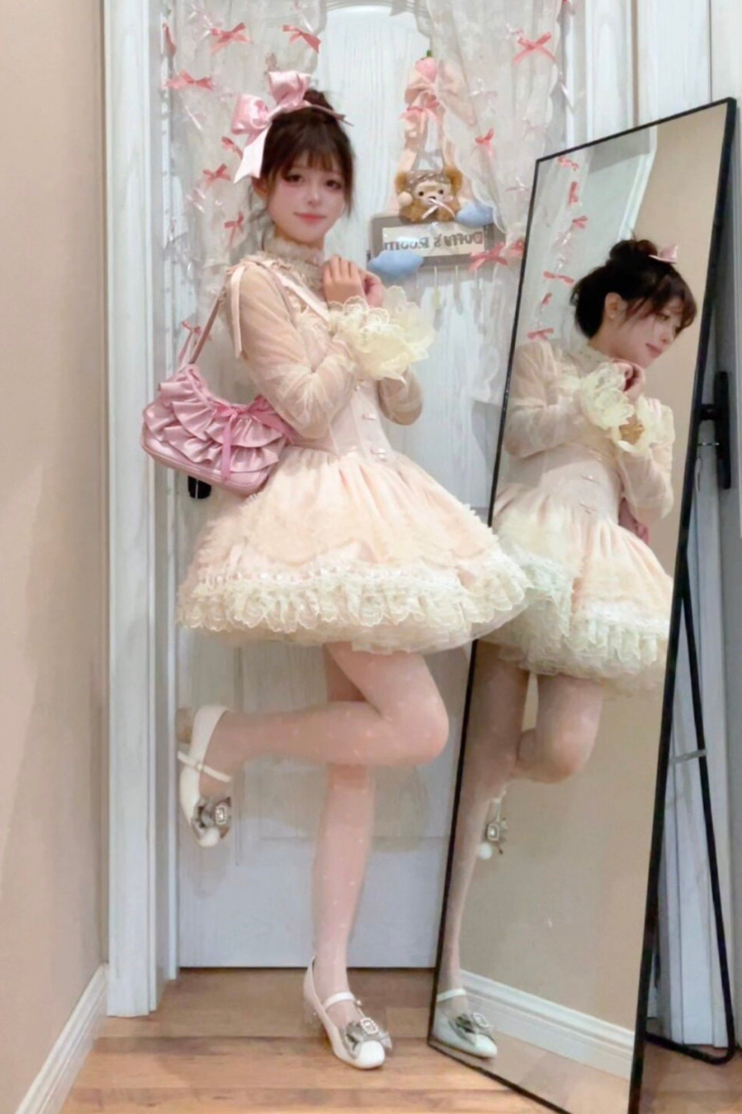 Sweet Jenny Lolita Jumper Skirt + Necklace + Hat + Headband