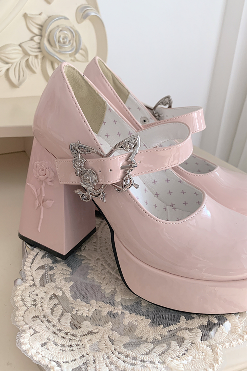 Floating Dreamland Platform Block Heel