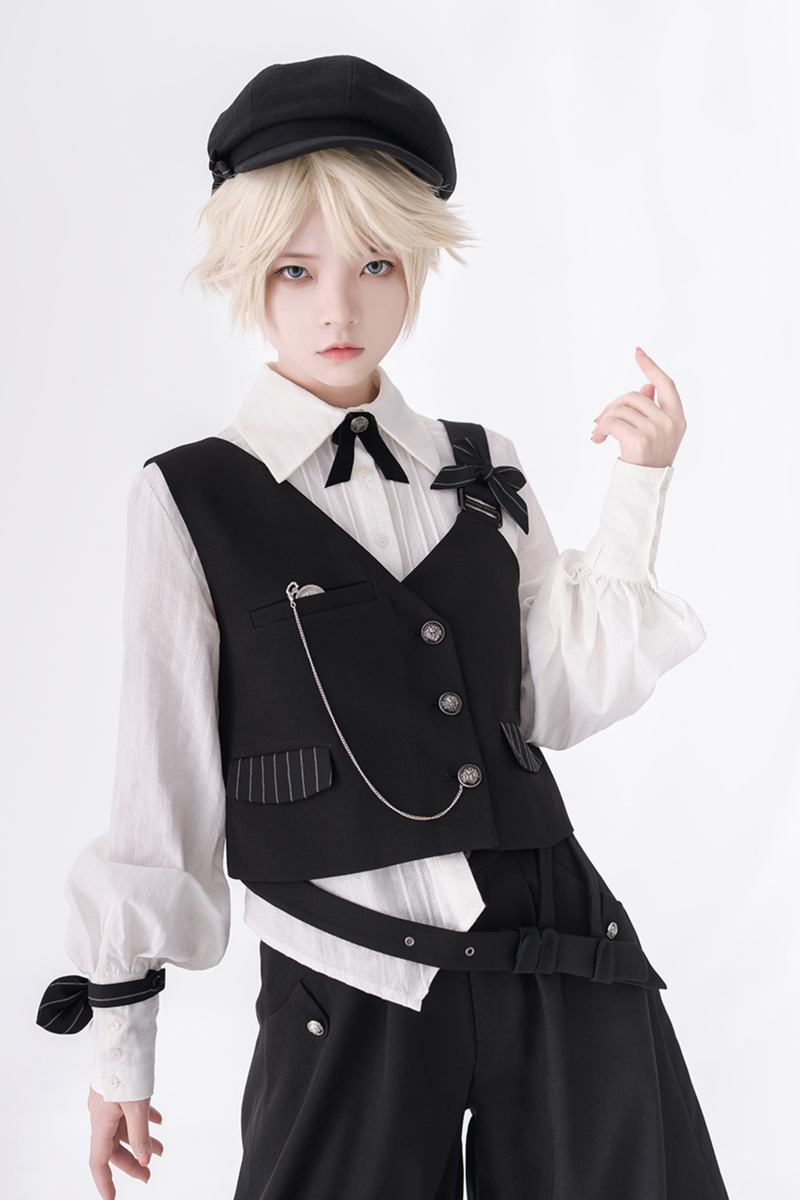 Cool Vest + Shirt + Balloon Pants