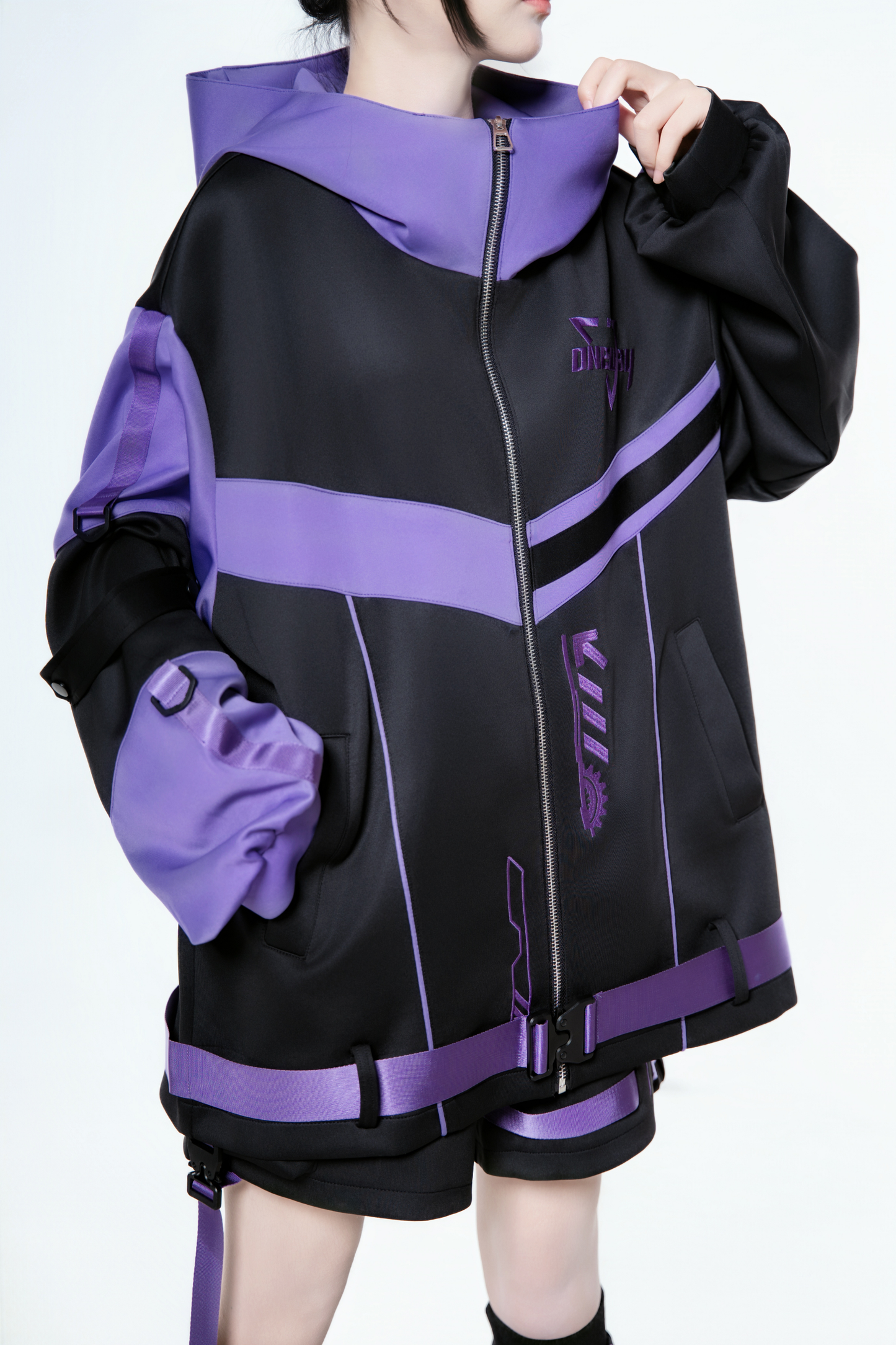 Cyber Subculture Jersey Jacket + Shorts + Leg Covers