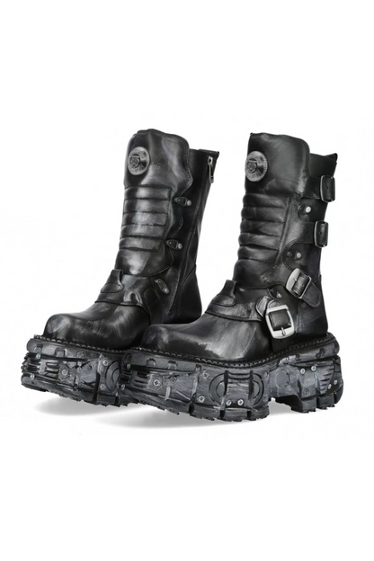 Black Crush Ankle Boots