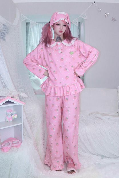 Strawberry Star Pajamas